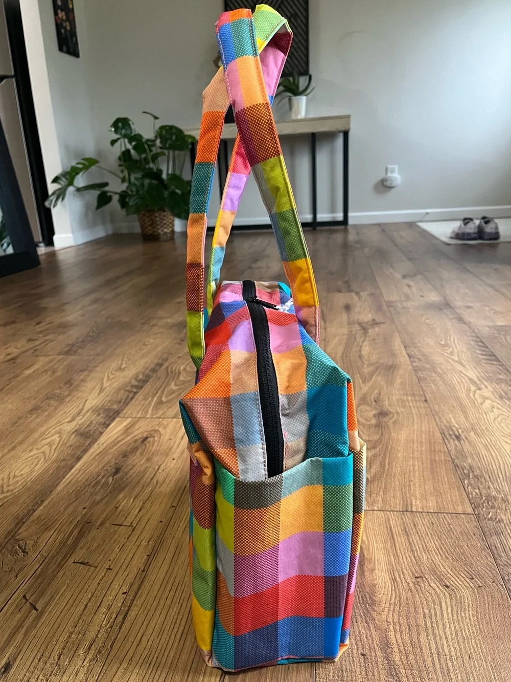 BAGGU Madras ECB Everyday Cloud Bag - Picture 3 of 14